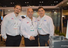 Brian Lapin, Kurt Cappelluti and Andrew Catania with Catania Worldwide.